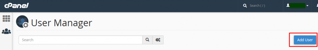 How to Add a New User in cPanel