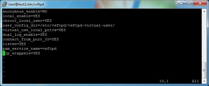 Setting up Virtual user with VSFTPD with Different Permissions