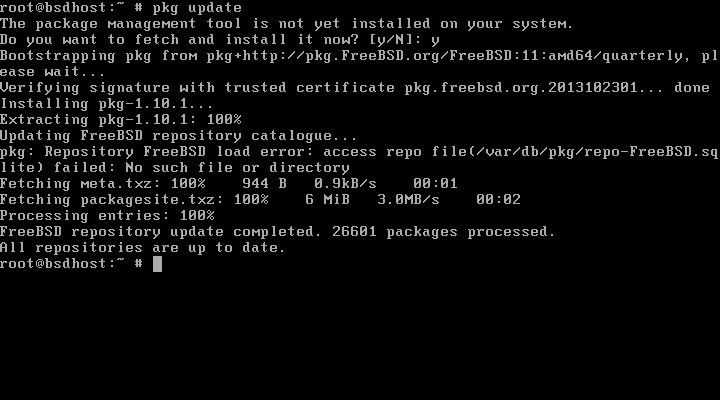 How to update FreeBSD 3 How to update FreeBSD