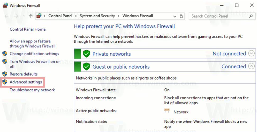 How to Block or Allow TCP-IP Port in Windows Firewall
